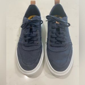 Navy blue Cole Haan shoes.